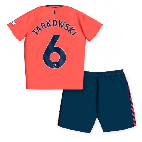Everton James Tarkowski #6 Gostujuci Dres za djecu 2023-24 Kratak Rukav (+ Kratke hlače)